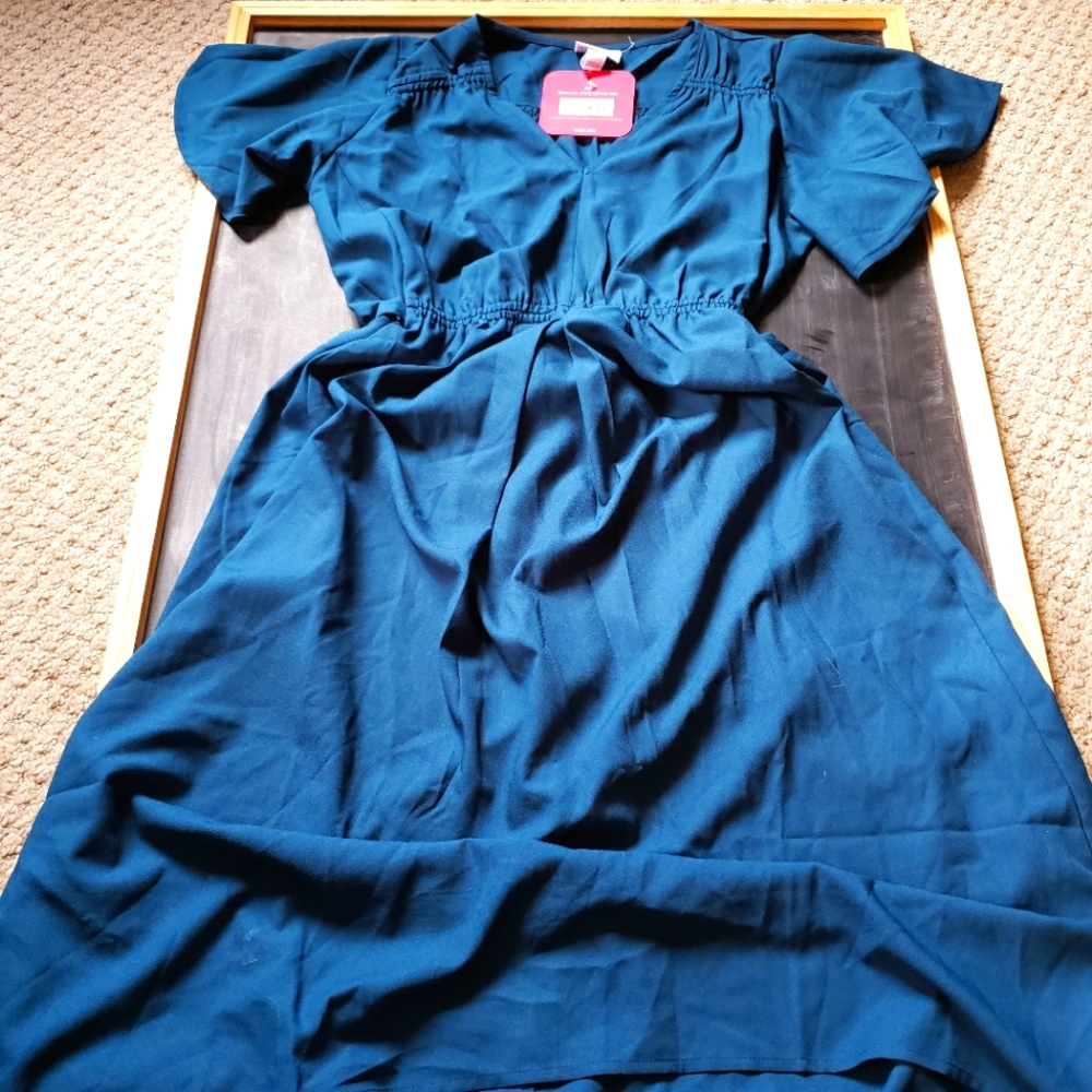 Blue Maternity Dress